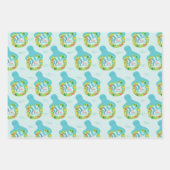 Funny Octopus Kerstmis Inpakpapier Vel (Voorkant)