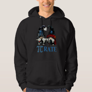 Funny Octopus Pi Day Symbol for Wiskunde Teacher P Hoodie