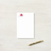 Funny octopus post-it® notes (Op bureau)