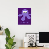 Funny Octopus, poster (Thuiskantoor)