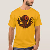 Funny octopus schattig T-shirt design (Voorkant)