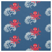 Funny octopus stof (Swatch)