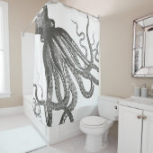 Funny  Octopus Tentacles die rondlopen Douchegordijn (In situ)