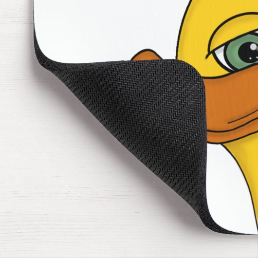 Funny Odd Duck Cartoon Muismat (Hoek)