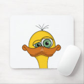 Funny Odd Duck Cartoon Muismat (Met muis)