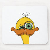 Funny Odd Duck Cartoon Muismat (Voorkant)