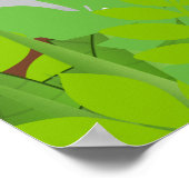 Funny Oerwoud Baby Animals Birthday Party Poster (Hoek)