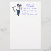 Funny Offbeat Passen getrouwd Briefpapier (Voorkant)