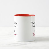 Funny Office Humor Boss Lady Mok Gift voor haar (Midden)