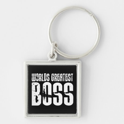 Funny Office Humor Bosses : De grootste baas ter w Sleutelhanger (Voorkant)