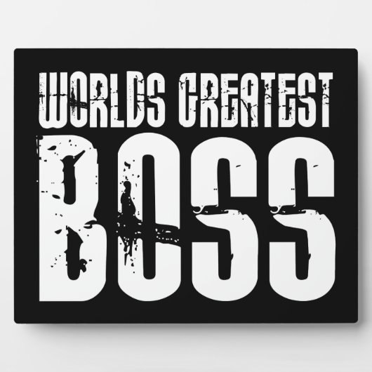 Funny Office Humor Bosses: 's werelds grootste baa Fotoplaat (Voorkant)