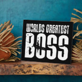 Funny Office Humor Bosses: 's werelds grootste baa Fotoplaat (Zijkant)
