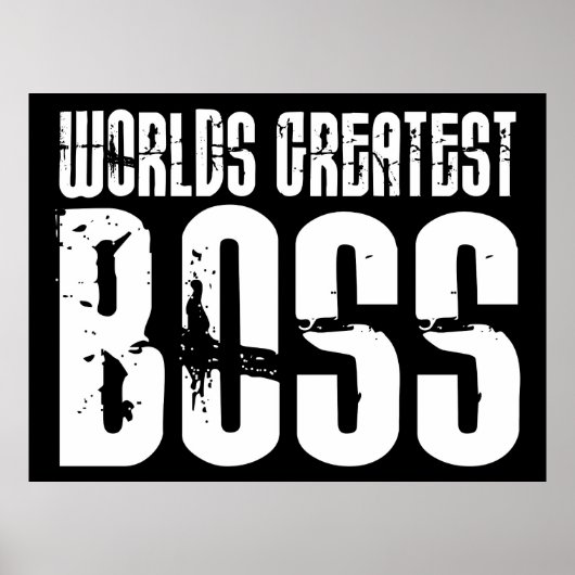 Funny Office Humor Bosses: 's werelds grootste baa Poster (Voorkant)