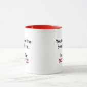 Funny Office Humor Mok Ik ben de baas van je. (Midden)