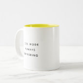 Funny Office Mug For Boss Coworker Manager Modern Tweekleurige Koffiemok (Voorkant links)