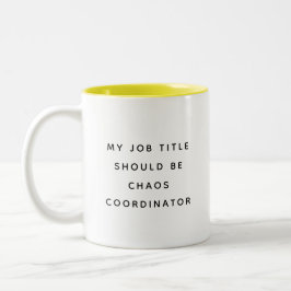 Funny Office Mug With Sarcastic Work Quotes Gifts  Tweekleurige Koffiemok