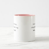 Funny Office Mug With Sarcastic Work Quotes Gifts  Tweekleurige Koffiemok (Center)