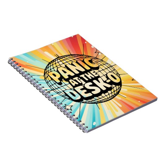 Funny Office Notebook-Panic at the Desk Disco Ball Notitieboek (Rechterzijde)