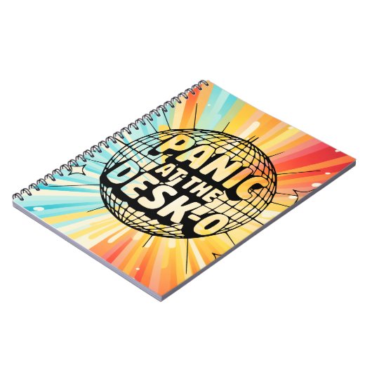 Funny Office Notebook-Panic at the Desk Disco Ball Notitieboek (Linkerzijde)