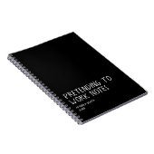 Funny Office Notebook, Pretending to Work Notes  Notitieboek (Rechterzijde)