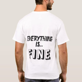 Funny Office Worker Cartoon - Alles is in orde T-shirt