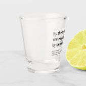 Funny Officers Voorstel trouwt ons Shot Glas (Links)