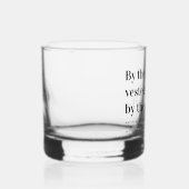 Funny Officers Voorstel trouwt ons Whisky Glas (Rechts)