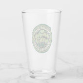 Funny Official Irish Drinking Team St Paddy Glass Glas (Achterkant)