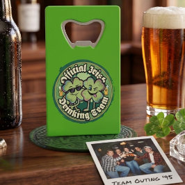 Funny Official Irish Drinking Team Wallet Opener Creditkaart Flessenopener