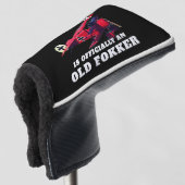 Funny Official Old Fokker Over the Hill Birthday Golfheadcover (3/4 voorkant)