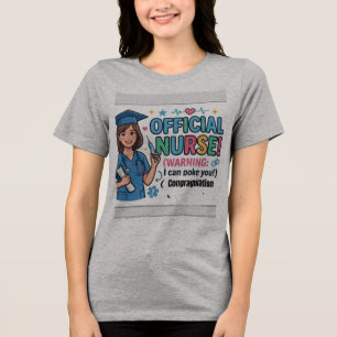 Funny Official RN Afstudeer T-shirt Klas van 2026