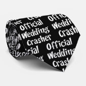 Funny Official Wedding Crasher Stropdas (Opgerold)