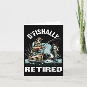 Funny O'fishally Gepensioneerd T-shirt voor Pensio Kaart