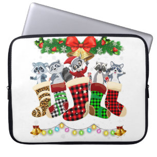 Funny Oh Kerstbijen met kerstmis Mannen Laptop Sleeve