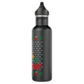 Funny Oh Snap Gingerbrood Man Broken Arm Ugly Chri Waterfles (Rechts)