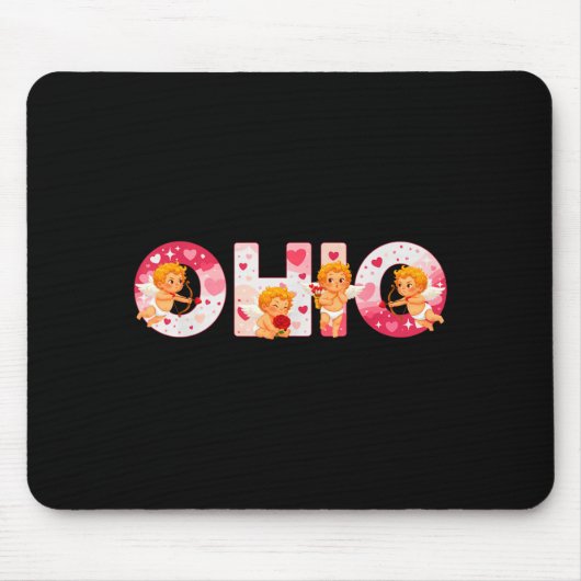 Funny Ohio Cud Midwestern Party O-h-i-o In Valenti Muismat (Voorkant)