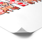 Funny Ohio Deer Midwestern Party O-h-i-o In Valent Poster (Hoek)