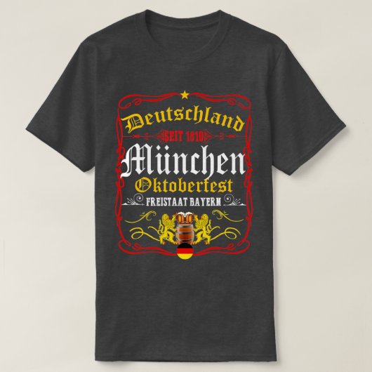 Funny Oktoberfest German Beer Fest 2021  T-shirt (Design voorkant)