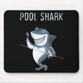Funny Ol Shark Ol Players Billiard  Muismat (Voorkant)