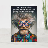 Funny Old Age Birthday Kaart (Voorkant)