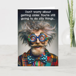 Funny Old Age Birthday Kaart