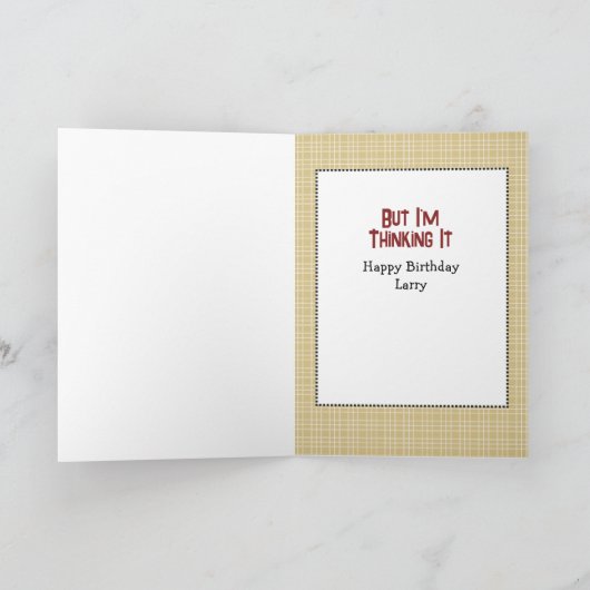 Funny Old Age Joke voor Hem Cartoon Verjaardag Kaart (Binnen)