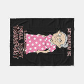 Funny Old Age Lady Needs New Body Transplant Sarca Fleece Deken (Voorkant (Horizontaal))