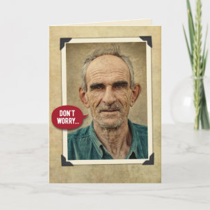 Funny  Old Cowboys Birthday Kaart