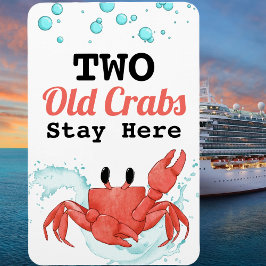 Funny Old Crab Cabin Deuren Marker Cruise Ship Magneet