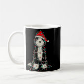 Funny Old English Sheepdog Christmas Graphics Dog  Koffiemok (Links)