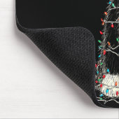 Funny Old English Sheepdog Christmas Graphics Dog Muismat (Hoek)