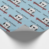 Funny Old English Sheepdog-speltoetsenbord Cadeaupapier (Hoek)