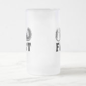 Funny Old Fart Birthday Typografie Matglas Bierpul (Center)