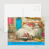 Funny Old Folks Slapende Pandemische Valentijn et Briefkaart (Voorkant / Achterkant)